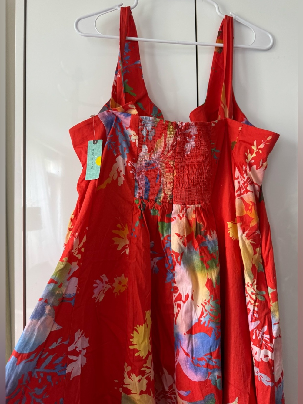 NWT Size 2X - Anthropologie Cotton Sweetheart floral Midi Dress (US$ 168) - Picture 11 of 14
